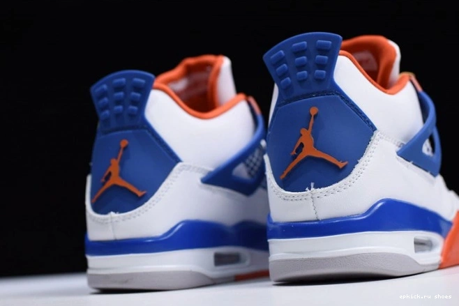 Cheap White Bright Jordan 308497-171 Air 4 Blue Crimson-Royal 0724